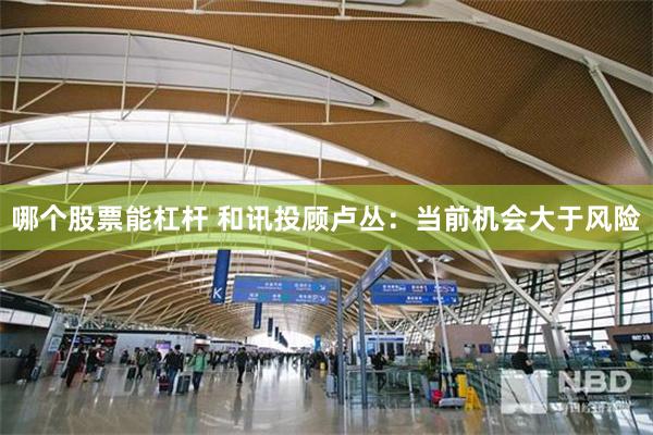 哪个股票能杠杆 和讯投顾卢丛：当前机会大于风险